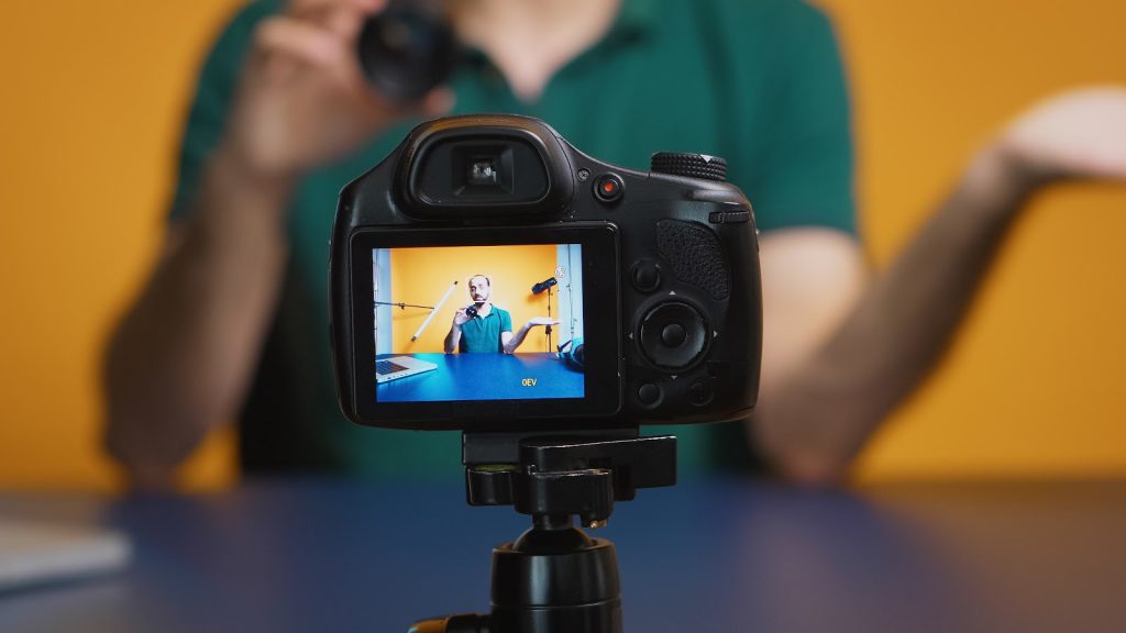 Leverage the Power of Video - A business owner leveraging videos to market his business.